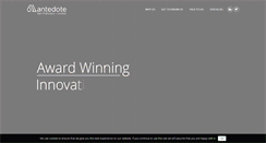 Desktop Screenshot of antedote.com